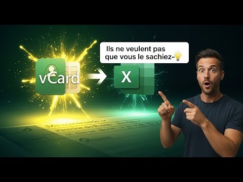 How to convert and import CSV contact to Vcard