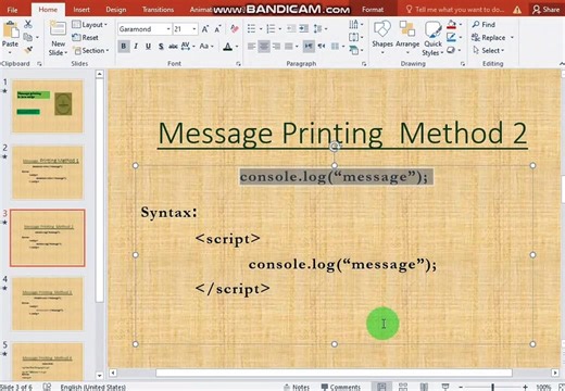 Print Method in JavaScript