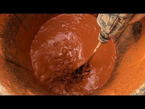 Natural POND. Using clay we applied some waterproofing to our pond.. step by step.. how to ❤️