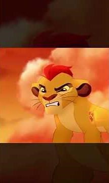 Kion used the roar on Janja and his hyenas for the first time | Lion guard | The lion guard #shorts