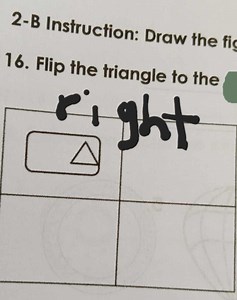16. Flip the triangle to the right.Here is the given rectangl... | Filo