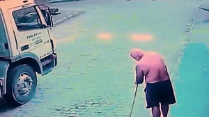 Omg! Woman Run Over By Garbage Truck