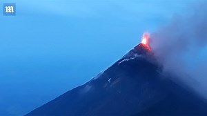 Dramatic footage of Guatemala's Volcano of Fire erupting