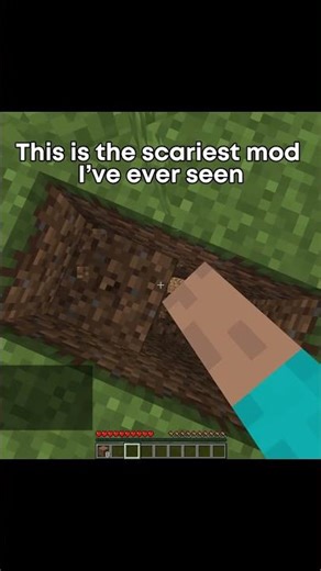 Minecraft Horror Mod That Actually Scared Me #minecraft #shorts #meme
