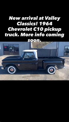 🚘🏷️ THIS CLASSIC IS FOR SALE!!! This 1964 Chevy C-10 Pickup has been completely restored and looks incredible in its two-tone black and white exterior with matching black and white interior. With under 78k miles, it’s a beautifully done classic truck that blends vintage style with show-quality presentation. 👆🏽 OUT THE DOOR PRICING: 📦💰 SHIPPING & FINANCING AVAILABLE with just 10% down! 🔥 Clean lines, iconic square-body styling, and head-turning curb appeal — this C-10 is ready for cruising