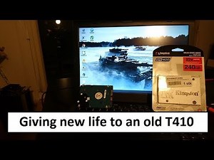 Lenovo T410 Thinkpad SSD upgrade