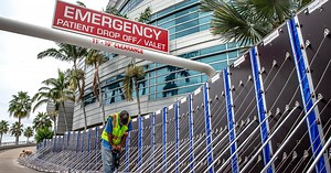Florida hospitals report evacuations, lockdowns and water outages