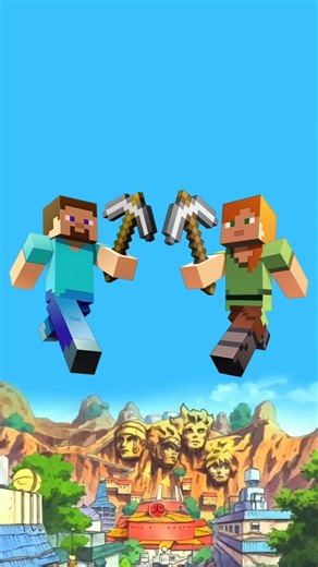Minecraft Steve Vs Alex #minecraft #shortsfeed #shorts #trendingshorts