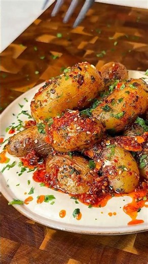 This Is the Only Way I Make Crispy Potatoes Now 🥔🔥 One Pan, No Oven #shorts