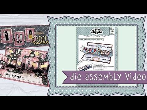 Karen Burniston Die 1232 Little Twist Panel Pop-up Assembly