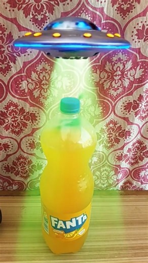 "Alien Attack on Fanta 🛸🍊 | Bottle Ho Gayi Full!" #aivideo #aishorts