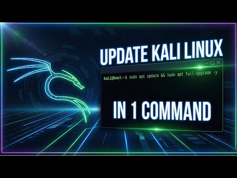 How To Update Kali Linux Easily Using Just One Command