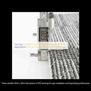 Customized Nylon Commercial Flooring Carpet Tiles 50CM X 50 CM