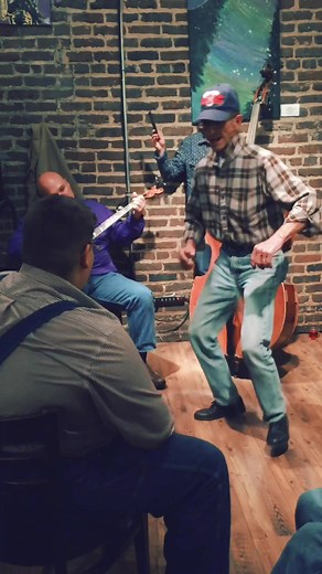 Traditional Buck Dance Mentor Thomas Maupin | Hillary Klug Wedding Photos