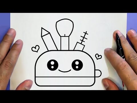 HOW TO DRAW A CUTE TOILET, STEP BY STEP, DRAW Cute things