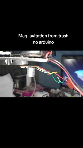 Magnetic Levitation Device from Recycled Materials