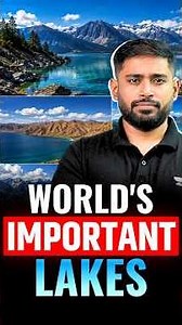 Important Lakes of the World | UPSC Prelims | UPSC Mapping by Sudarshan Gurjar