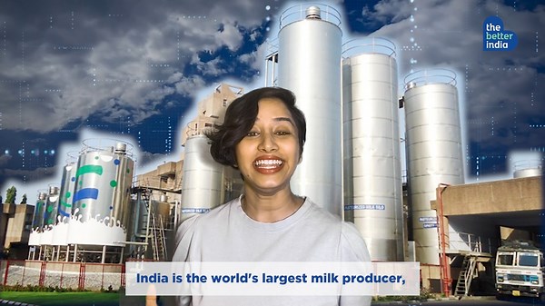India is the world's largest milk producer, with 22 percent of global production, followed by the USA in second place. But it used to be a dairy-deficient country that imported milk. Due to the efforts of people like Tribhuvandas Kishibhai Patel and Dr Verghese Kurien, India got its first milk cooperative in Anand that later became Amul. Amul And after the launch of'Operation Flood', across the country, India started producing 2.5 crore litres of milk per day, becoming a global leader. #milkrevo