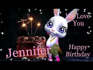 Jennifer Birthday Song - Happy Birthday Dear Jennifer