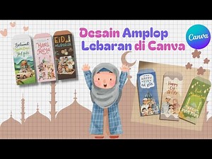 Create a Sell-Winning Eid Digital Product | Print-Ready Eid Envelope Template in Canva