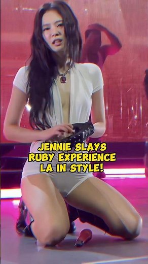 Jennie Slays Ruby Experience LA In Style! #jennie #ruby #shorts