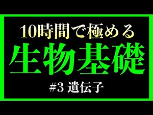 [3rd Hour] Genes #Basic Biology (DNA, RNA, transcription, translation, semi-conservative replicat...