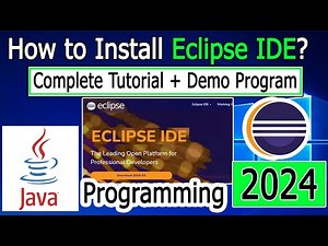 How to install Eclipse IDE 2024-03 on Windows 10/11 [ 2024 ] with JDK 22 | JAVA Developers