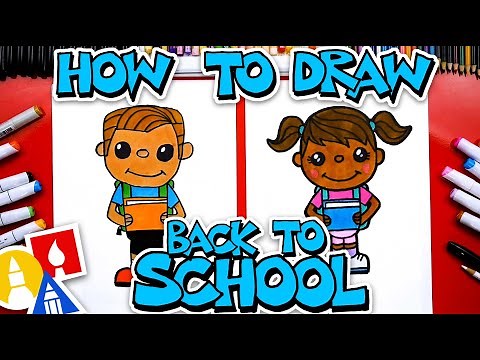 How To Draw Back To School Kid
