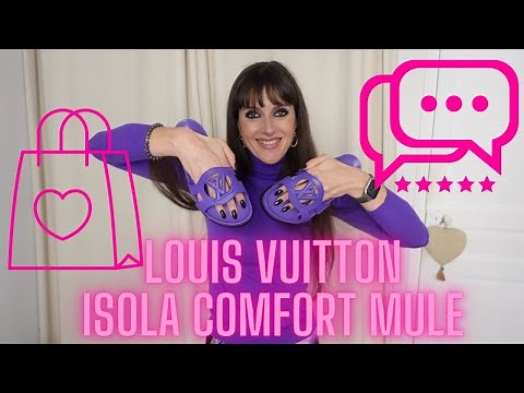 Louis Vuitton Violet Isola Mule Try On Review 💜