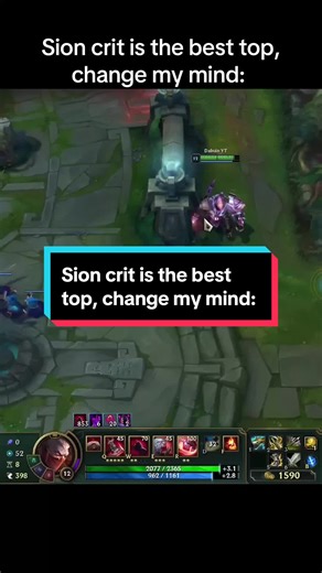 Sion Crit Build: Dominating as a Top Tank in League