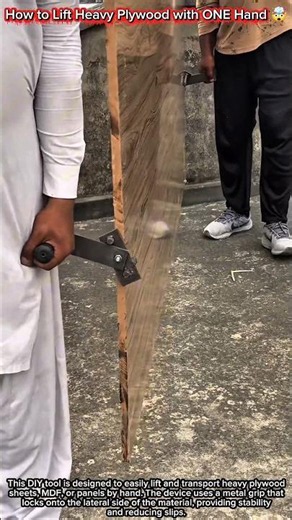 How to Lift Heavy Plywood with ONE Hand 🤯
