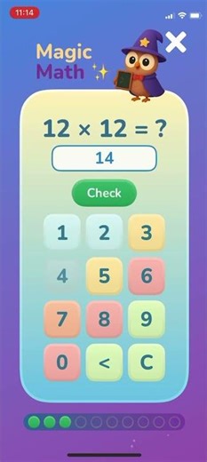 Magic Learning App, learn times tables with fun game