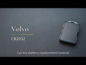 Replace Volvo key battery CR2032 keyless entry remote YG0HUF8423