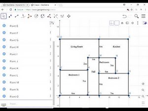 Area and Perimeter of a House Floor Plan