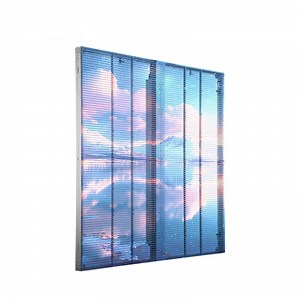 [Hot Item] Large Buildings Easy to Install and Maintain Glass Wall LED Display Screen High Quality Ultra Light LED Curtain Display Panel