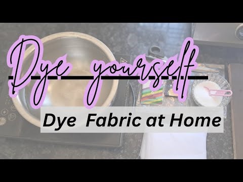 How to Dye Fabric at Home | With DIY Kit