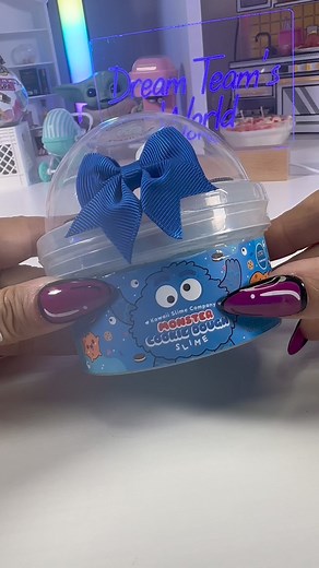 15K views · 117 reactions | Monster Cookie Dough Slime #slime #asmr #gifted | Dream Team’s World | Facebook