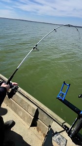 She reeled in a Texas Giant! Monster Rod Holders PENN Fishing MulTbar Rod Rack Ugly Stik Mercury Marine Lowe Boats #dfw #texas #fishing #catfishing #fyp #viral #fun | Bigrichfish
