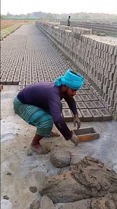 Amazing brick making by rectangular wooden box. #shorts #brick #brickmaking #brickwork #claybrick