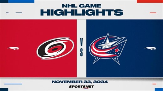 NHL Highlights: Blue Jackets 5, Hurricanes 4 (SO)