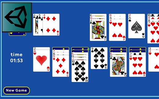 [Unity教程][纸牌游戏]Unity 3D 2019.4: Solitaire game