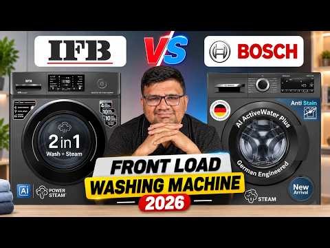 IFB vs Bosch Front Load Washing Machine Comparison 2026 ⚡ Bosch vs IFB 9 Kg Washing Machine