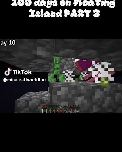 Surviving 100 Days in Hardcore Skyblock on Minecraft