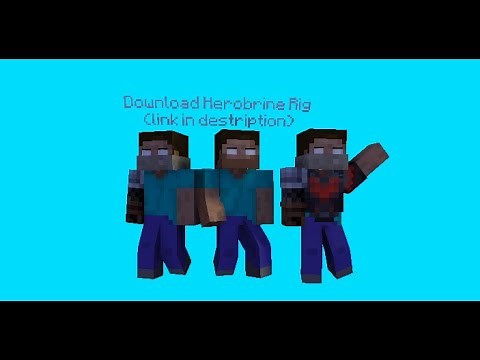 Rainimator Herobrine Rig For Mine imator