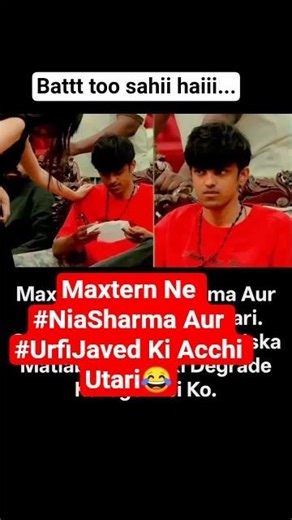 Maxtern Ne #NiaSharma Aur #UrfiJaved Ki Acchi Utari...🤣 #the50realityshow #the50show #the50