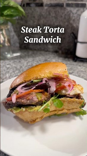 How to make a quick and delicious steak torta sandwich