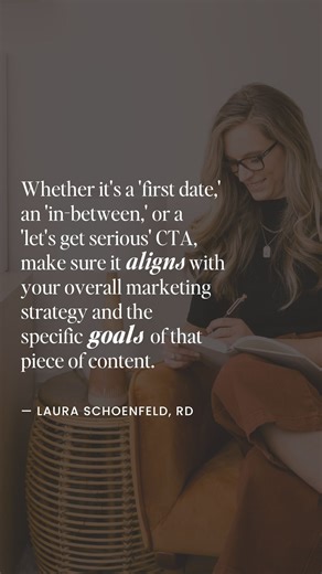 Let’s break down the three levels of commitment you can ask for when creating a call-to-action (CTA).⁠ ⁠ First up, we have what I like to call the “first date” CTAs. These are your basic, low-commitment actions like hitting the ‘like’ button or leaving a comment. They’re a great way to initiate interaction and gauge initial interest without asking for too much.⁠ ⁠ Next, we move a bit further along the customer journey with the “in-between” CTAs. These require a bit more commitment from your audi