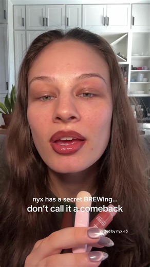 COLD BREW IS BACKKKKK omg literally cannot contain my excitement even after like 40 hours traveling @NYX Professional Makeup I love you so bad #nyxcosmetics #nyxcoldbrew #coldbrewlipliner #lipliner #beautytok - cold brew lip liner og brew nyx lip combo lip gloss jelly job jelly filled butter gloss lava cake