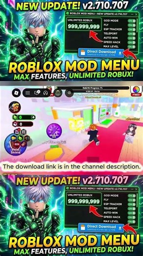 Roblox Mod Menu v2.711.876 🔥 Unlimited Robux | Roblox MOD APK 2026 Download | Latest Roblox Mod