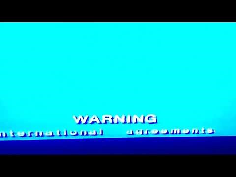 Warner Home Video FBI/Interpol warning scroll screen.